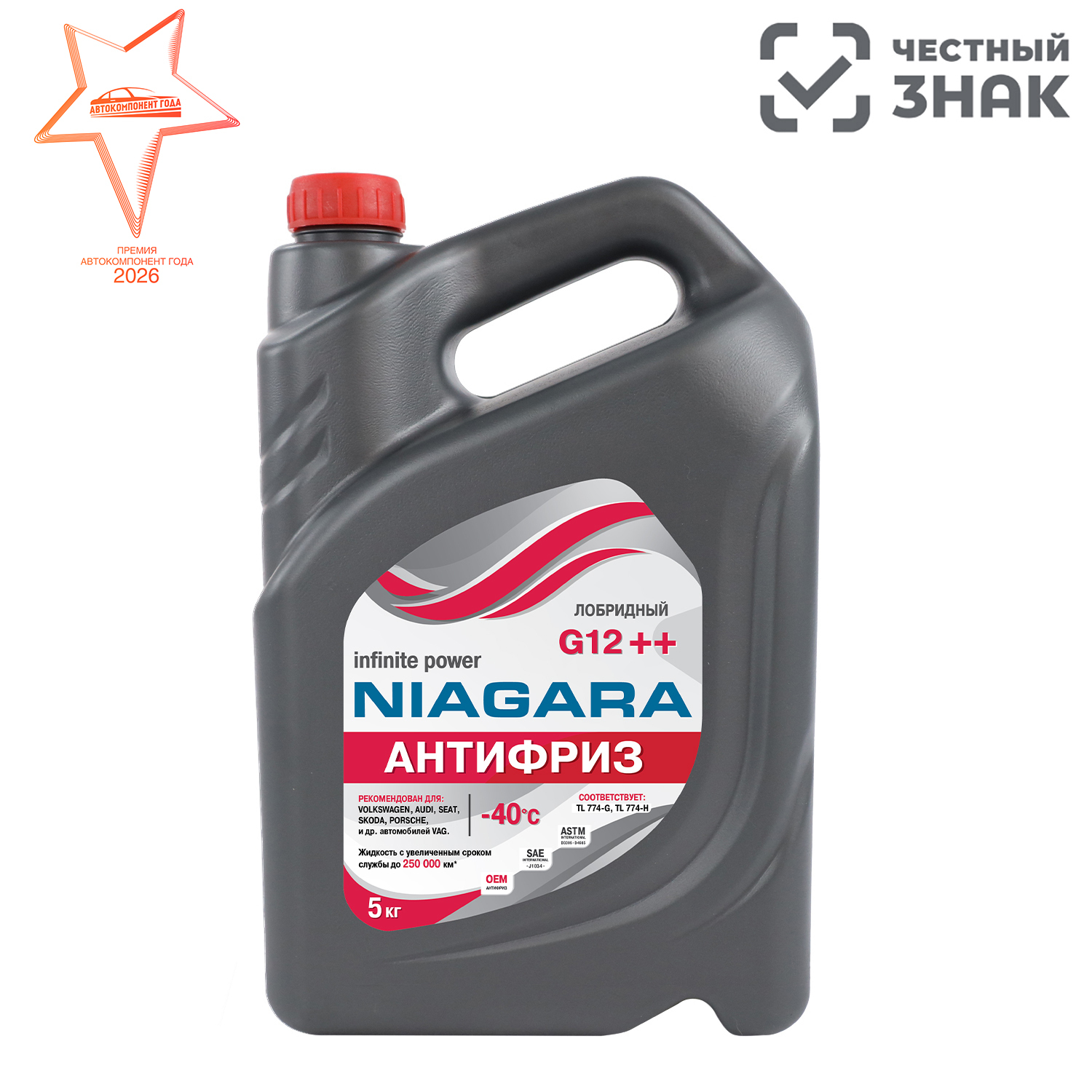 Антифриз NIAGARA G12++ (5 кг)