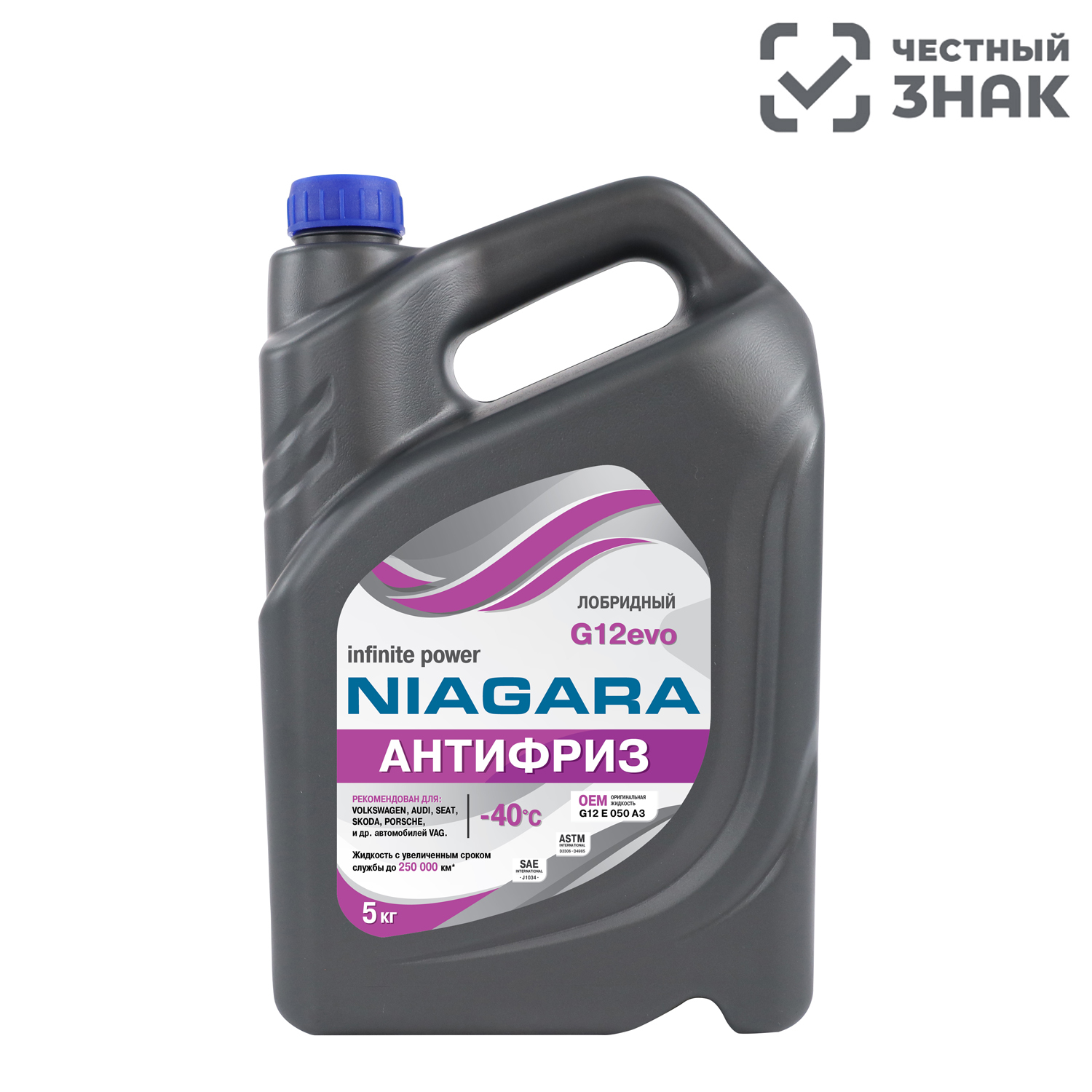 Антифриз NIAGARA G12evo-40 (5 кг)