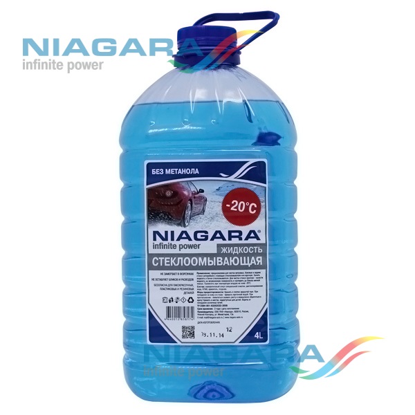  зимнюю стеклоомывающую жидкость NIAGARA -20 (универсальная)